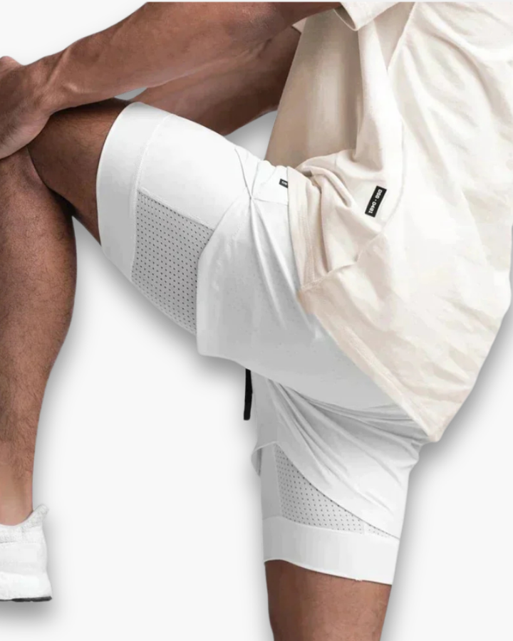 Herren Leichte Fitness-Shorts | Atmungsaktive Kurze Hosen Herren