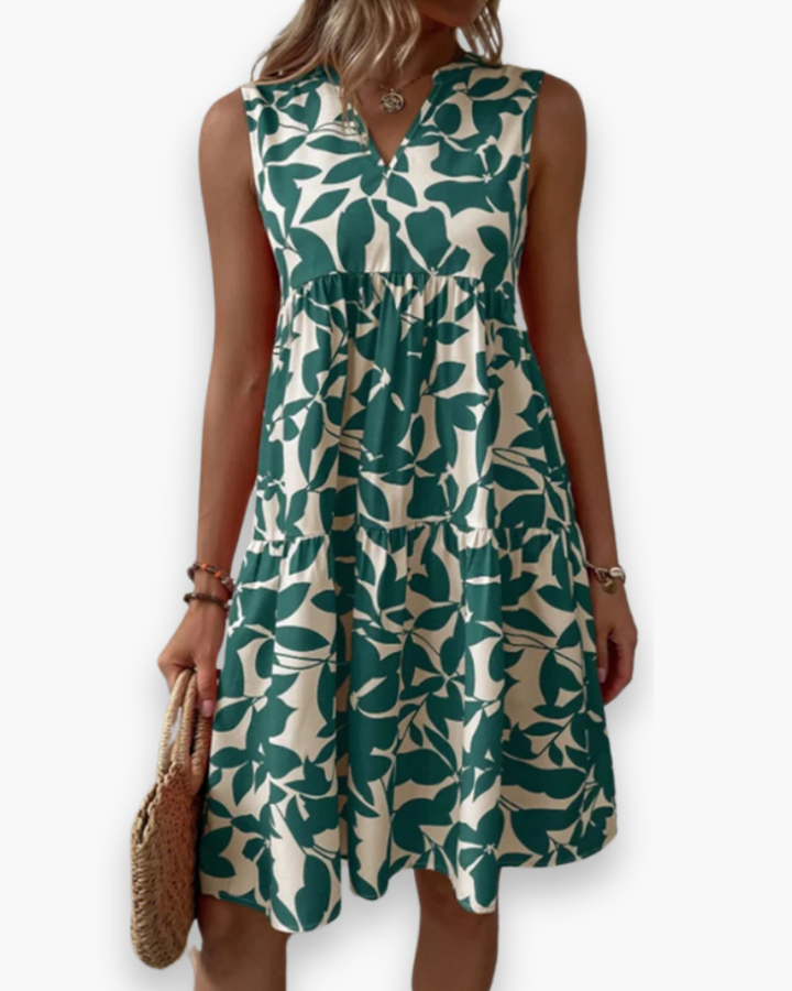 Damen Elegantes A-Linien Kleid | Sommer
