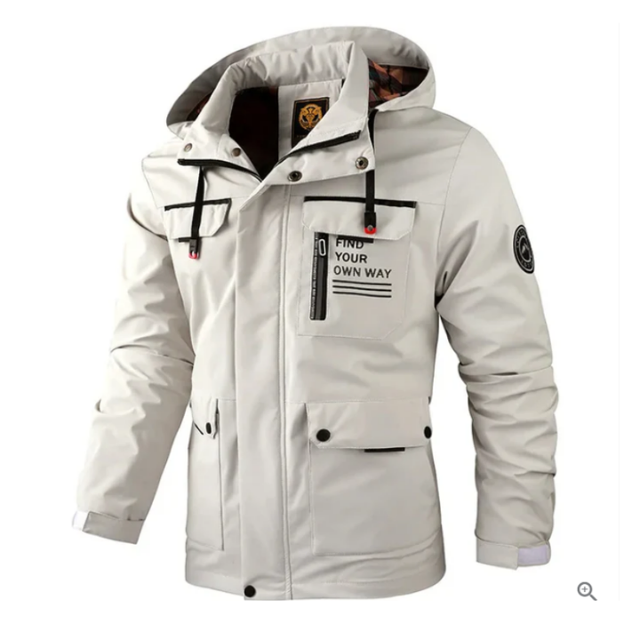 Herren Winterjacke | Kapuzenjacke Mit Taschen