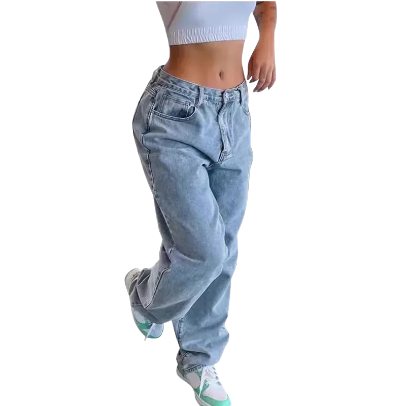 Baggy Jeans Damen | Gerader Schnitt