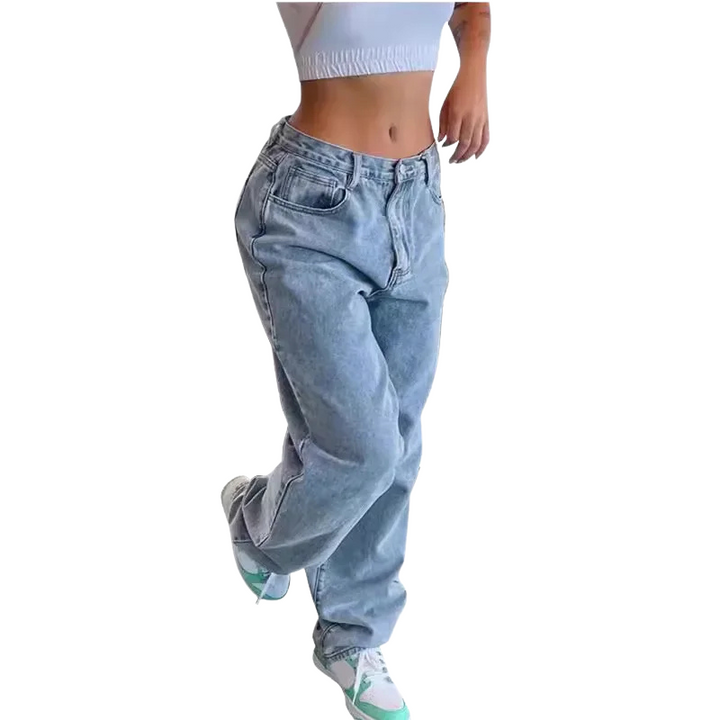 Baggy Jeans Damen | Gerader Schnitt