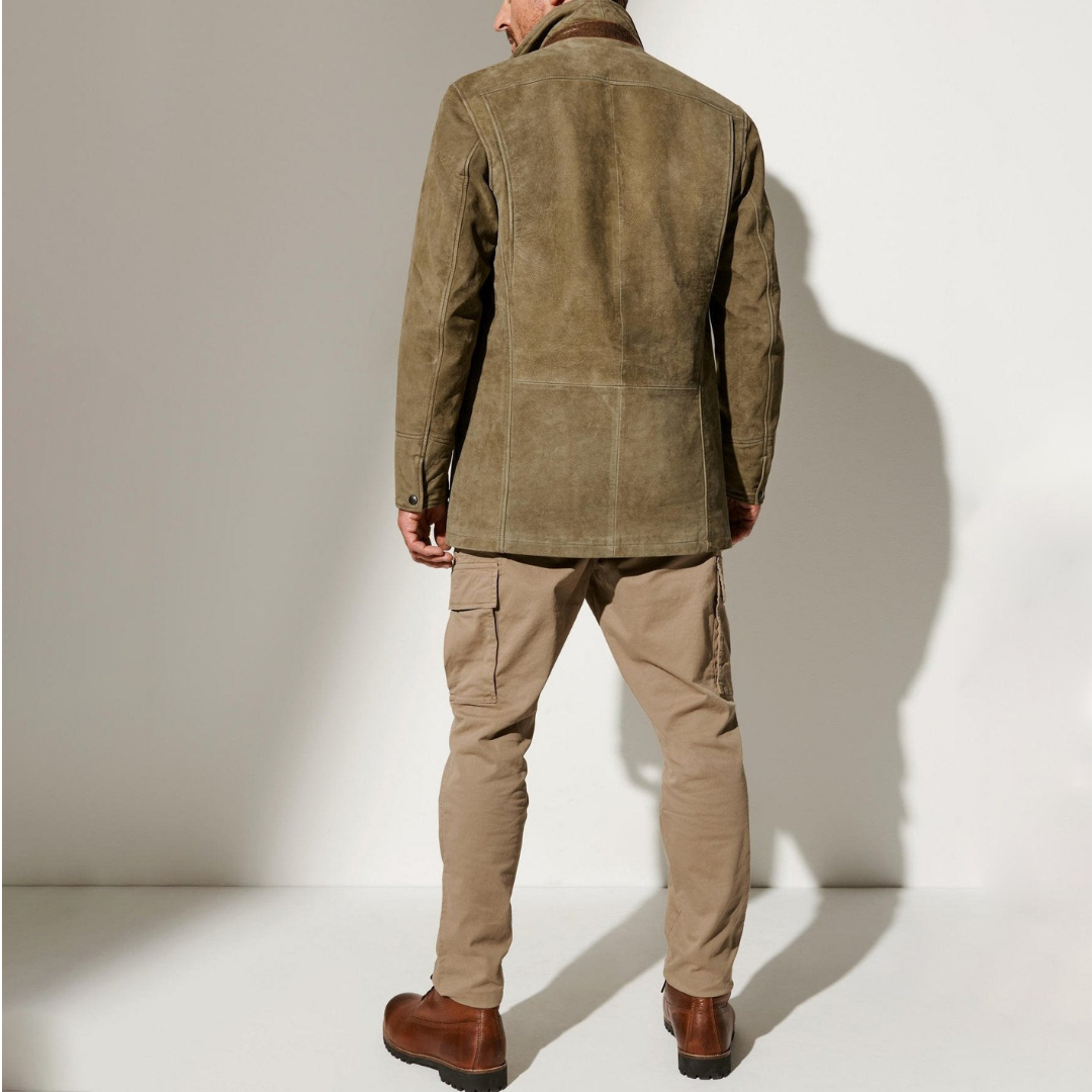 Herren Blazer Winterjacke | Vintage Stil Modern