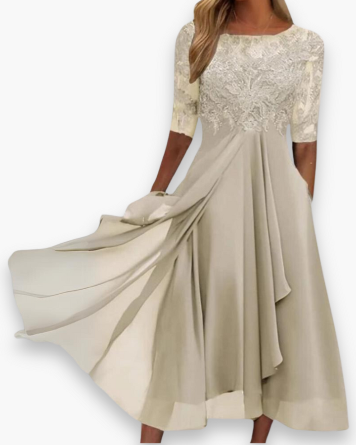 Damen Elegantes Sommerkleid | Midi