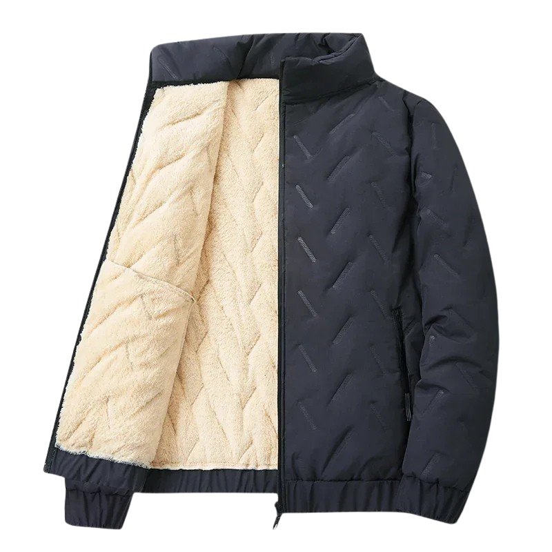 Herren Skijacke Stehkragen | Reißverschluss Und Taschen
