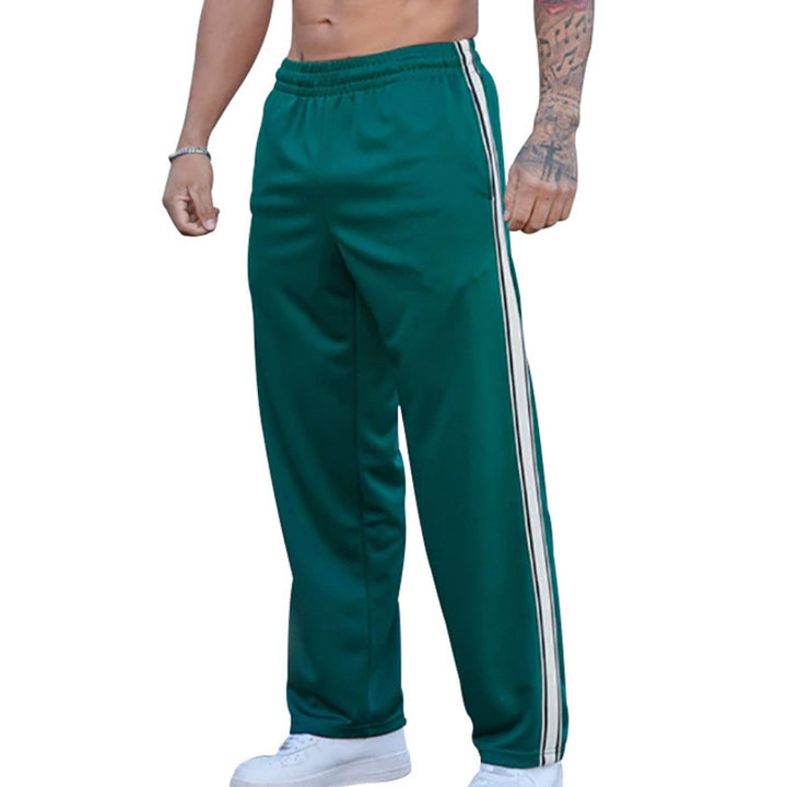 Herren Jogginghose Gerades Bein | Elastischer Bund Mit Seitenstreifen
