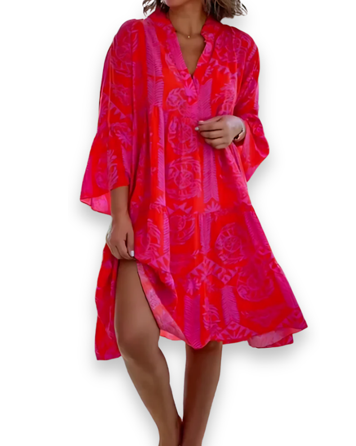 Damen Elegantes Festliches Kleid | Midi