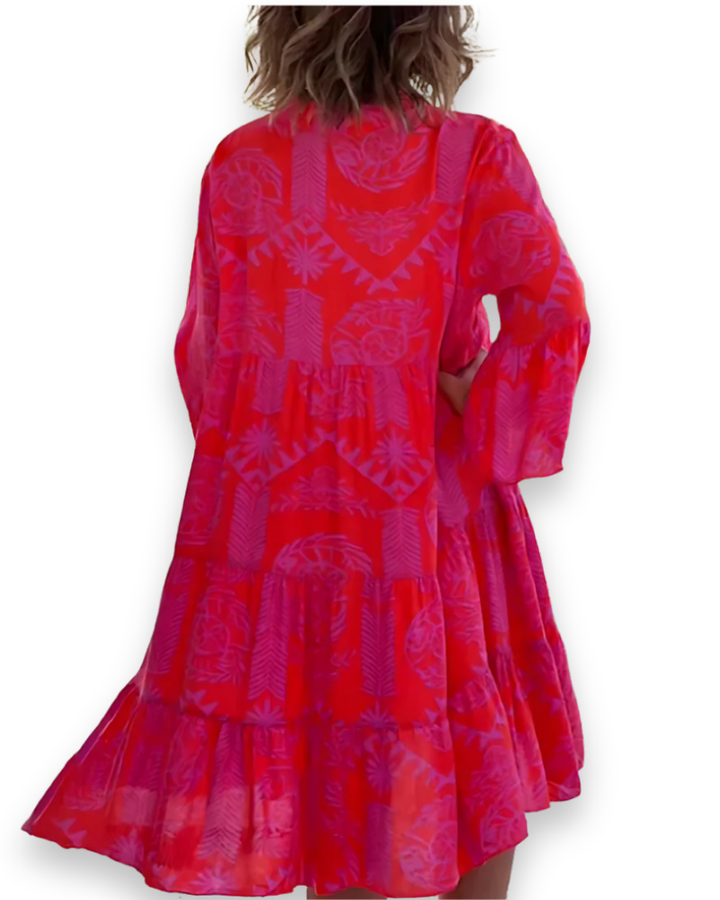 Damen Elegantes Festliches Kleid | Midi
