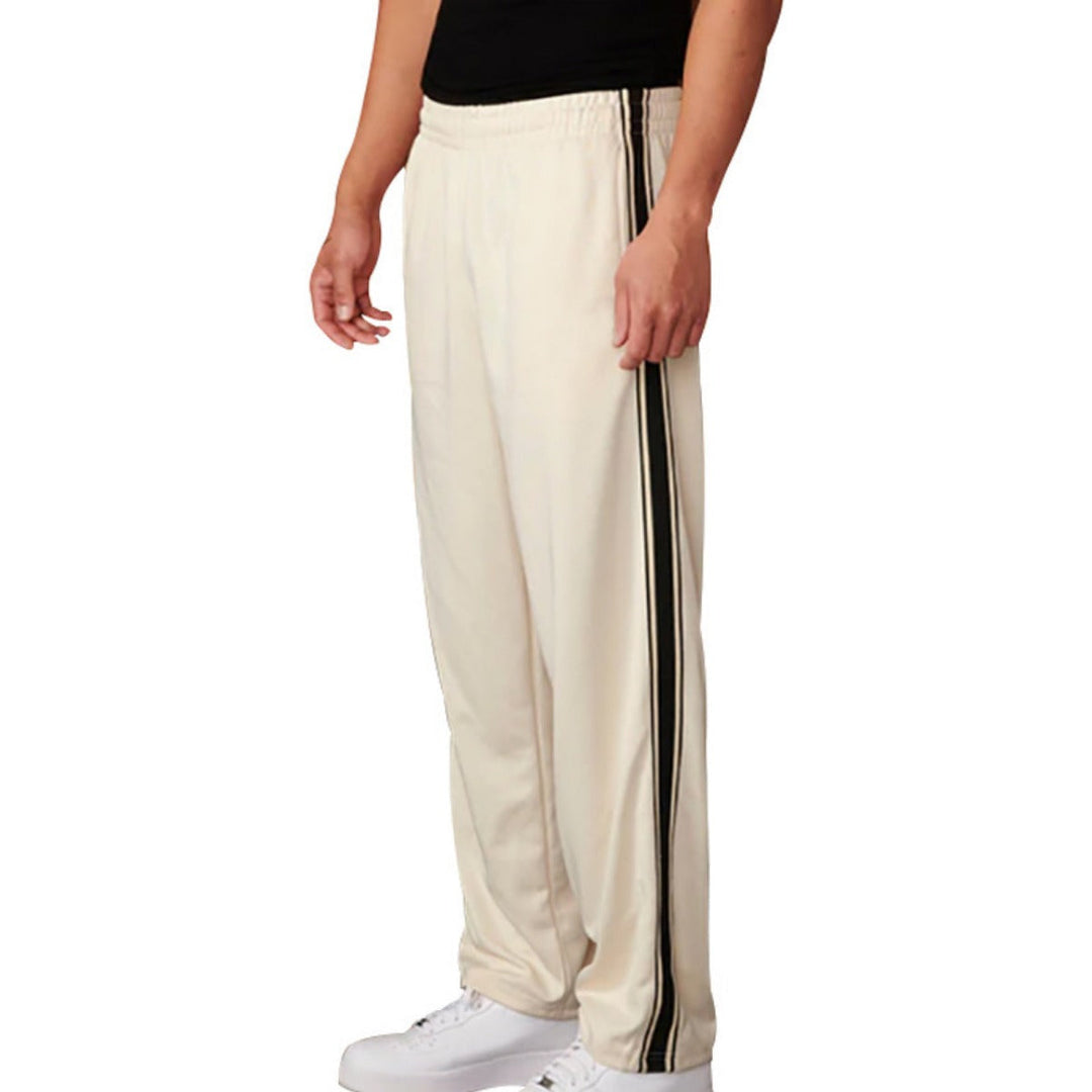 Herren Jogginghose Gerades Bein | Elastischer Bund Mit Seitenstreifen