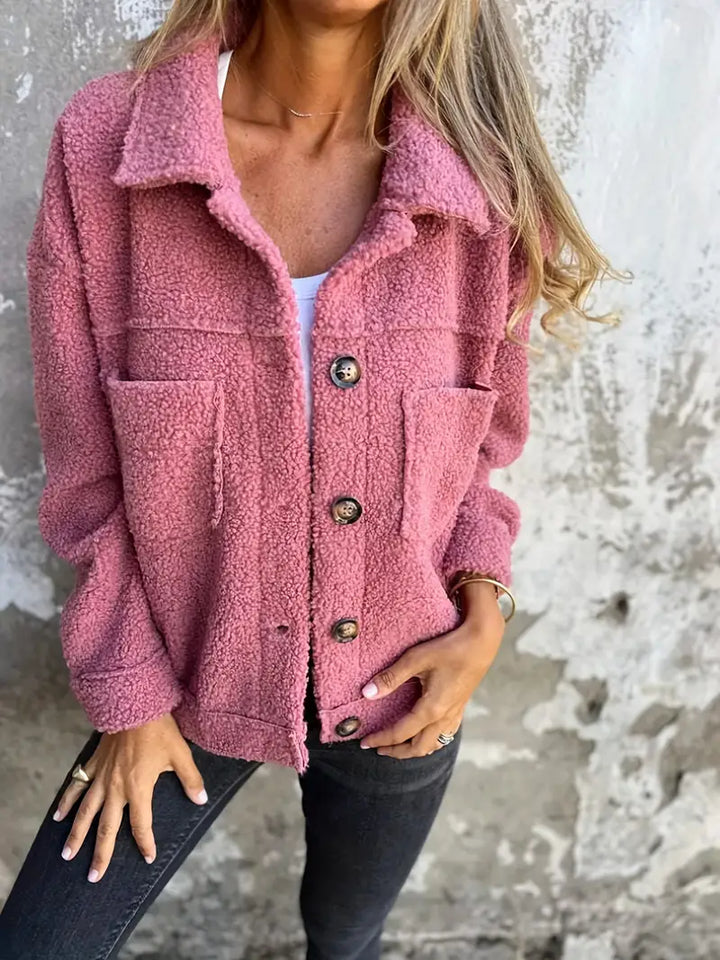 Damen Jacke Teddy Damen | Klassisch Komfortabel