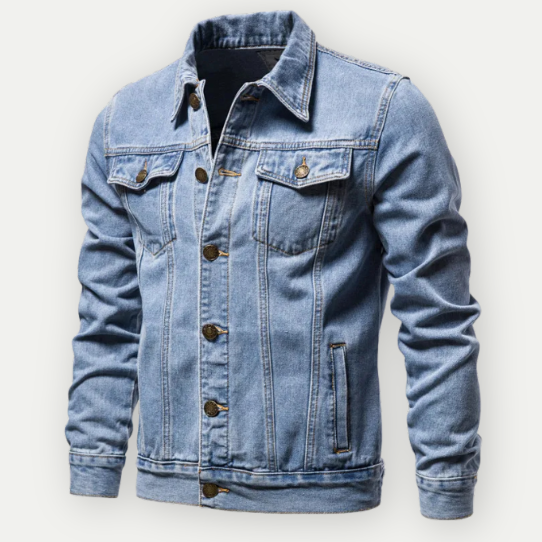 Herren Klassische Übergangsjacke | Trucker-Stil Jeanslook