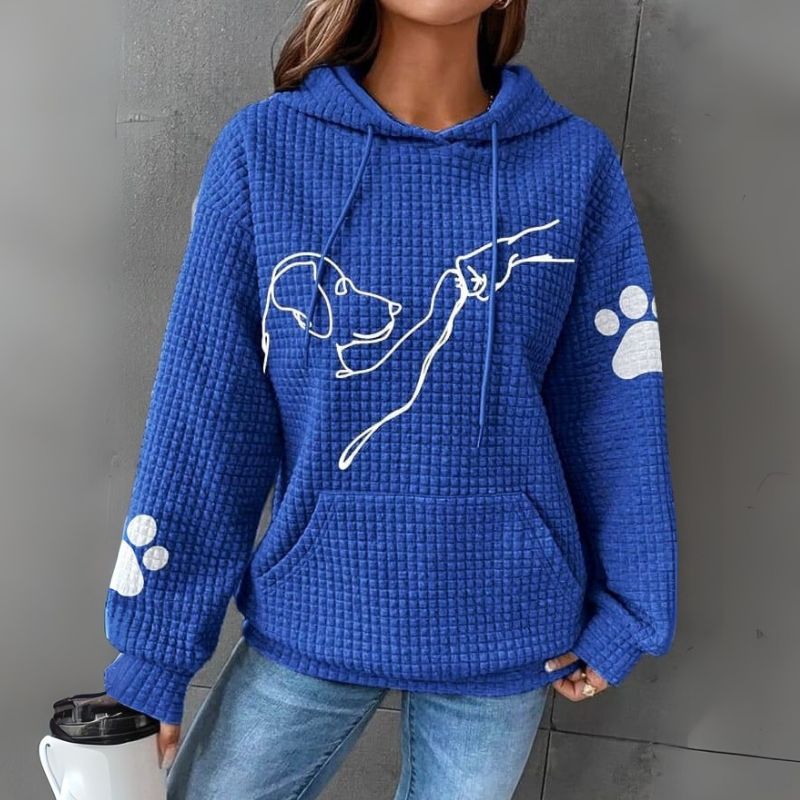 Damen Pullover | Kapuzenpullover mit Aufdruck