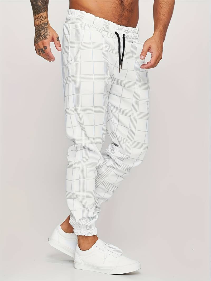 Hose Herren | Jogginghose Mit Karomuster