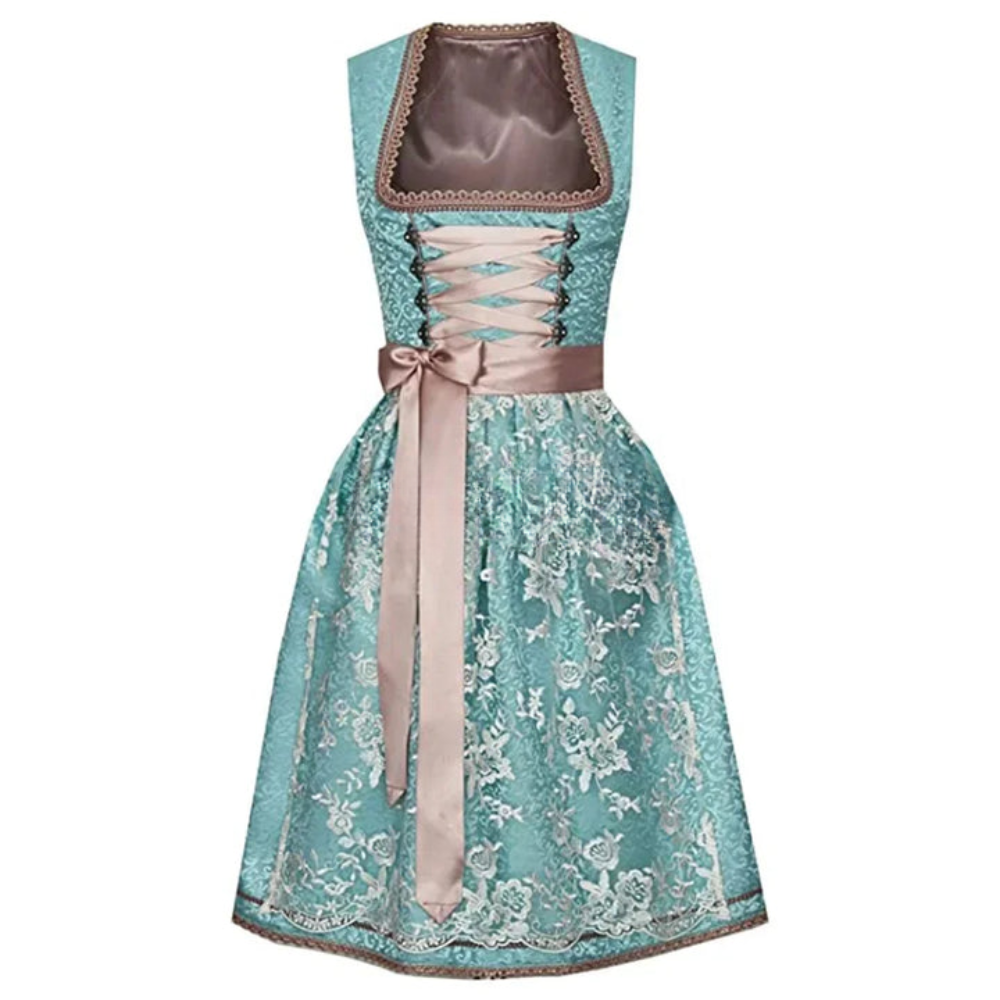 Damen Elegantes Mini Dirndlkleid | Traditionell Festlich