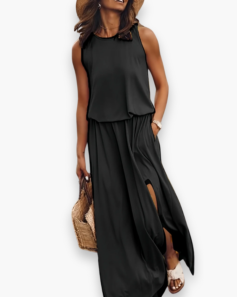Damen Elegantes Maxikleid | Sommer Maxi Kleid