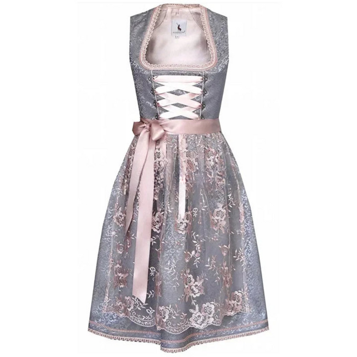 Damen Elegantes Mini Dirndlkleid | Traditionell Festlich