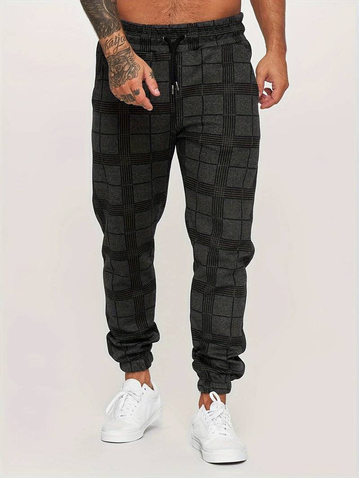Hose Herren | Jogginghose Mit Karomuster