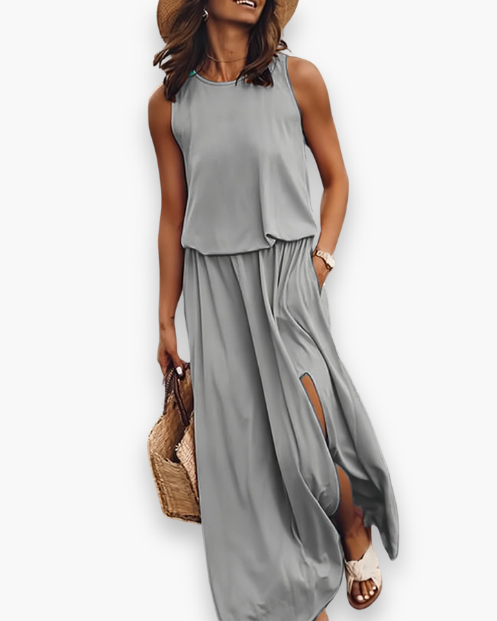 Damen Elegantes Maxikleid | Sommer Maxi Kleid