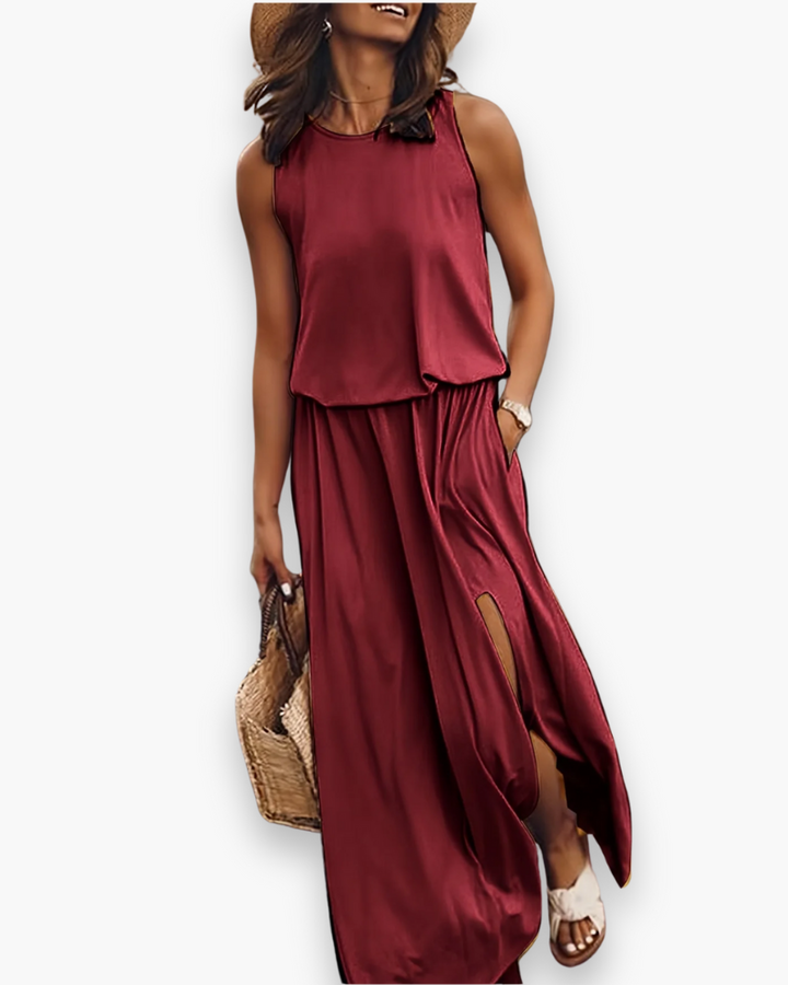 Damen Elegantes Maxikleid | Sommer Maxi Kleid