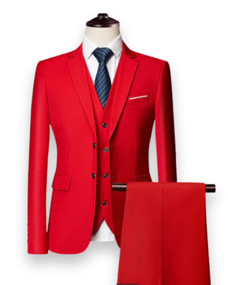 Herren Maßgeschneiderter Anzug 3-teilig | Modern & Elegant für Hochzeit & Anlass
