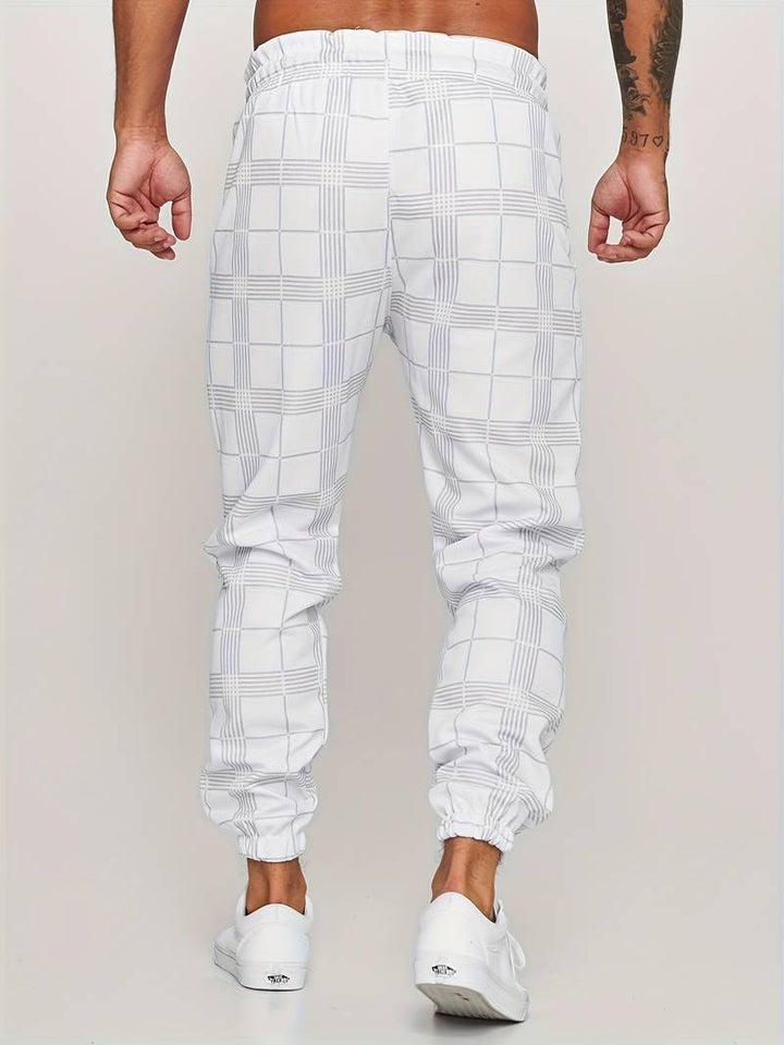 Hose Herren | Jogginghose Mit Karomuster