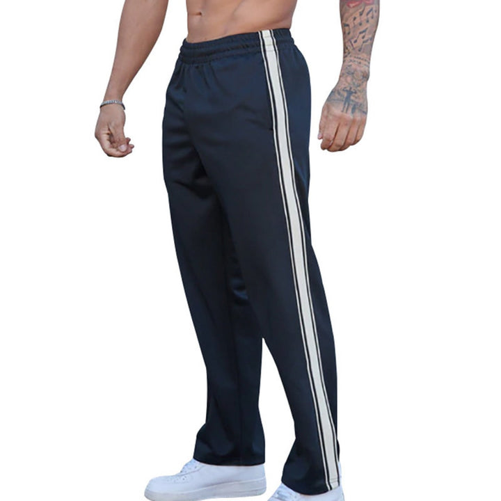 Herren Jogginghose Gerades Bein | Elastischer Bund Mit Seitenstreifen