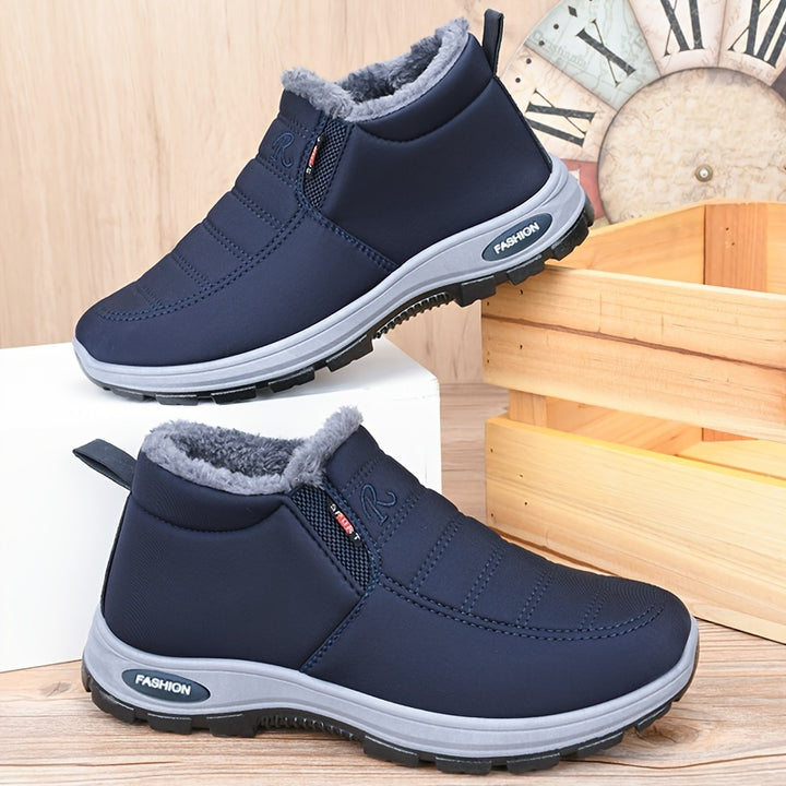Winterschuhe Damen | Knöchelhoch Slip On Flach