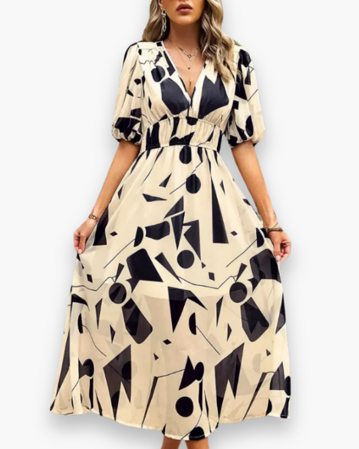 Women’s Luftiges Blumenkleid | Sommer Midi