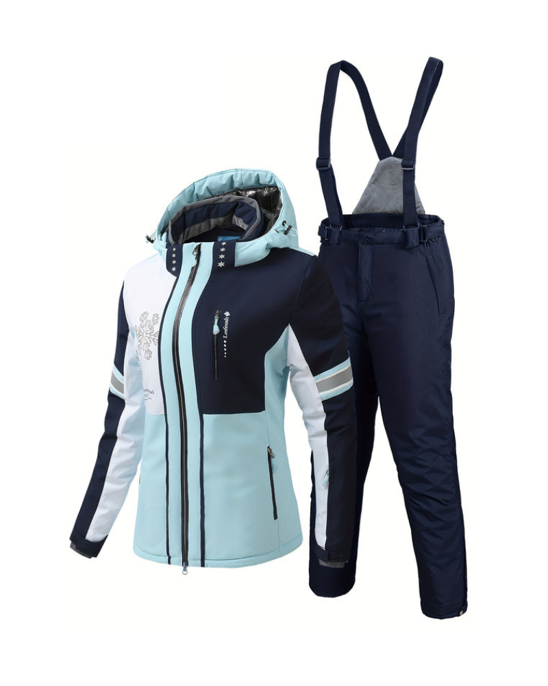 Damen Sportlicher Skianzug | Zweiteilig mit Jacke und Hose