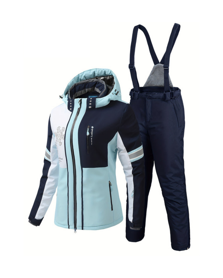 Damen Sportlicher Skianzug | Zweiteilig mit Jacke und Hose