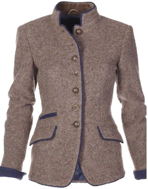 Übergangsjacke Damen Elegant Kurz | Zeitloser Blazer-Stil