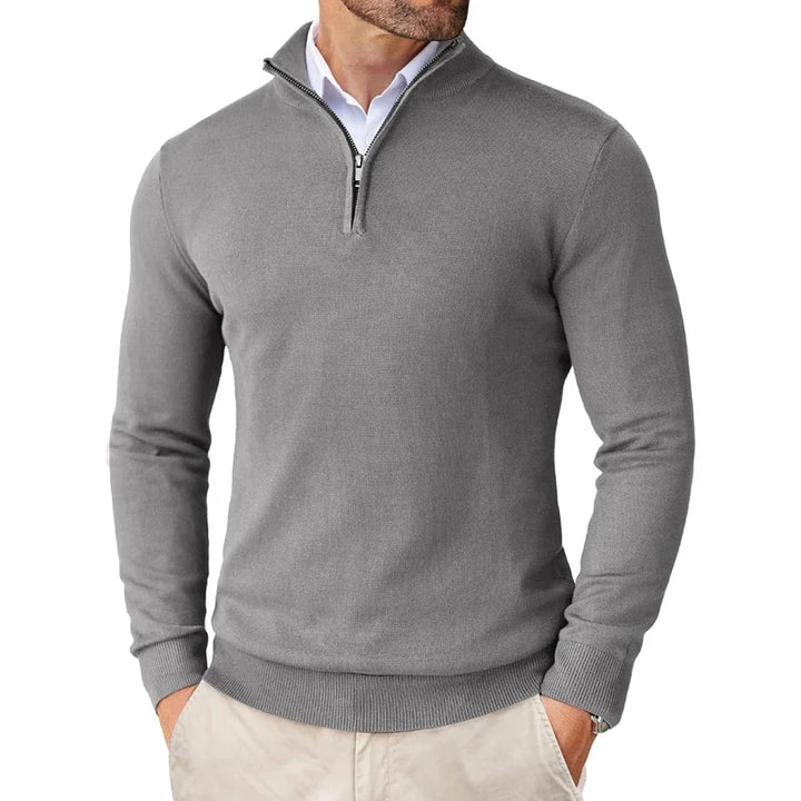 Pullover Herren Strick Reißverschluss | Alltag Komfort