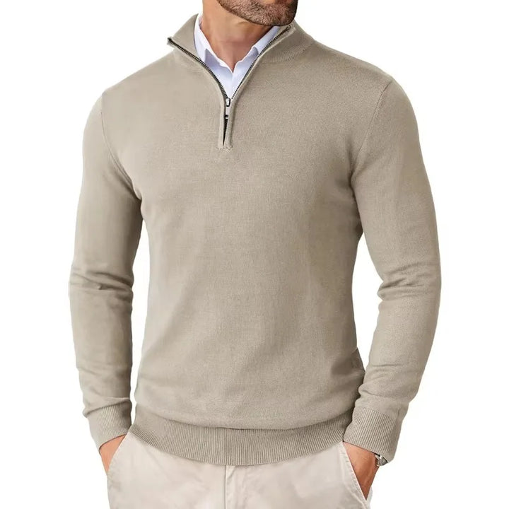 Pullover Herren Strick Reißverschluss | Alltag Komfort