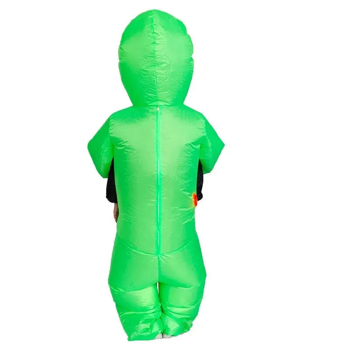 Aufblasbares Lustiges Alien Kostüm | Halloween Faschingskostüm 0