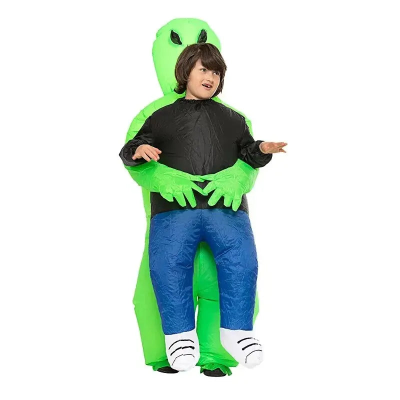 Aufblasbares Lustiges Alien Kostüm | Halloween Faschingskostüm 5