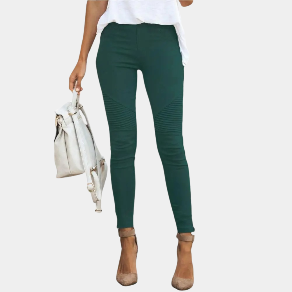 Jeggings Damen Slim Fit | Hoher Bund Biker Stil