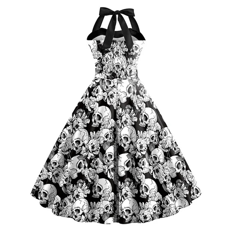 Damen Auffälliges Halloween Kleid | Midi 1
