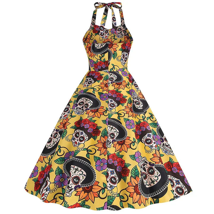 Damen Auffälliges Halloween Kleid | Midi 2