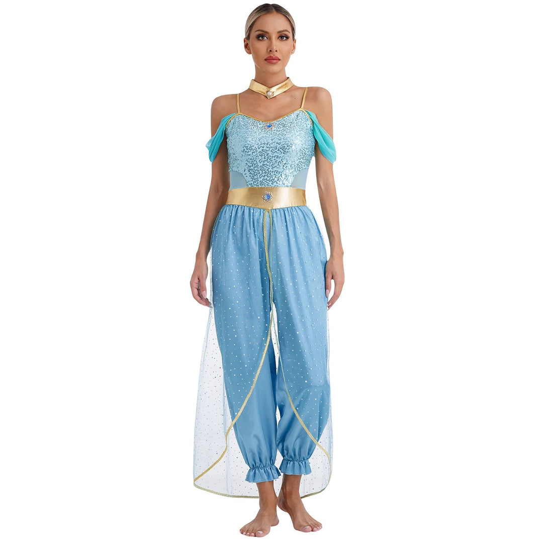 Damen Elegantes Prinzessinnenkostüm | Halloween Karneval 0