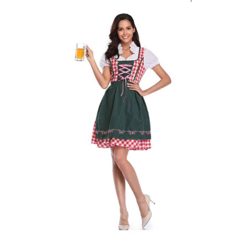 Damen Elegantes Trachtenkleid | Dirndl Kleid 0