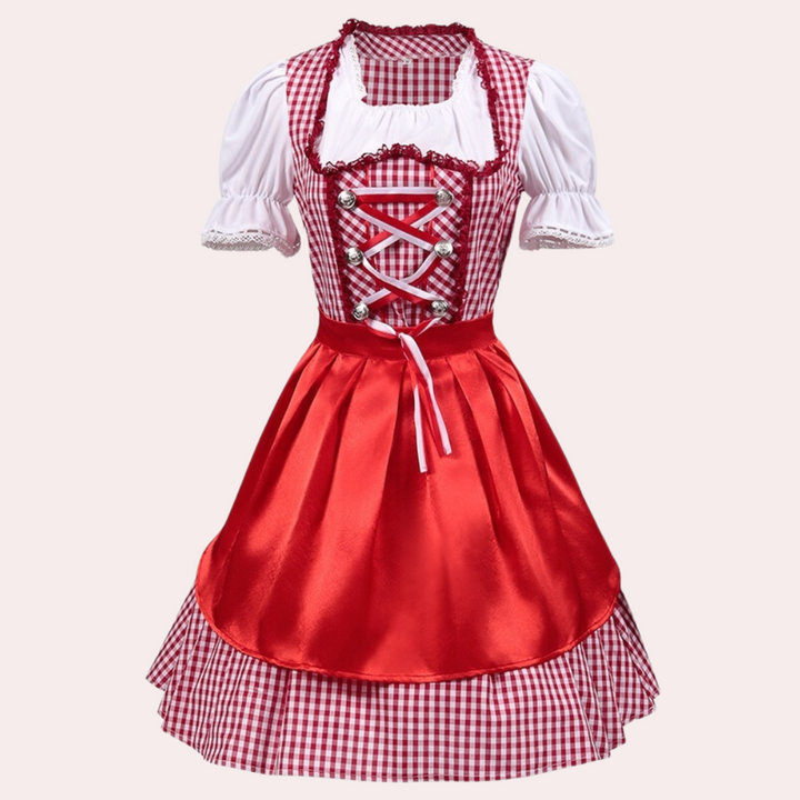 Damen Elegantes Trachtenkleid | Dirndl Kleid für Festliche Anlässe 0