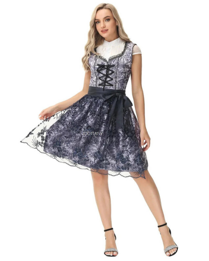 Damen Elegantes Trachtenkleid | Maxi 2