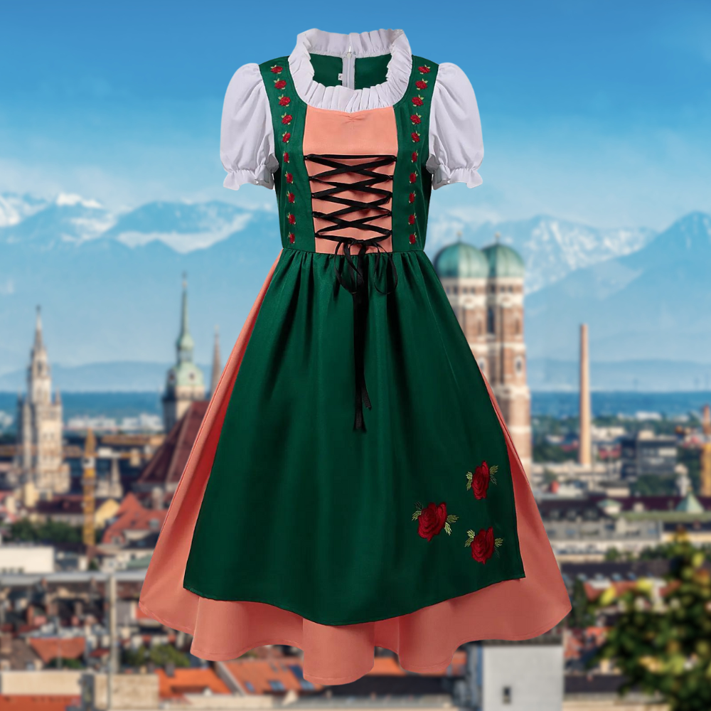 Damen Elegantes Trachtenkleid | Midi 2