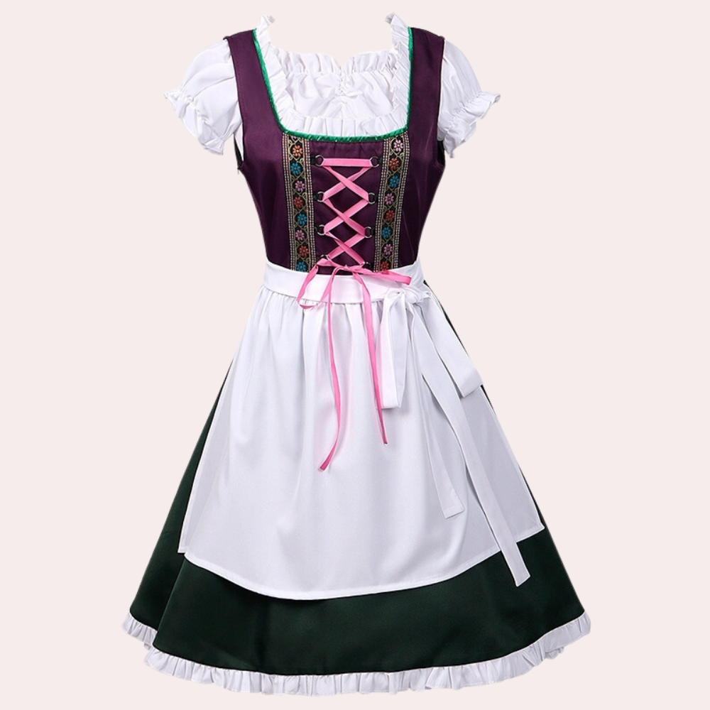 Damen Elegantes Traditionelles Dirndlkleid | Festlich 0