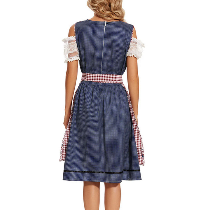 Damen Festliches Trachtenkleid | Elegantes Dirndl für Oktoberfest 2