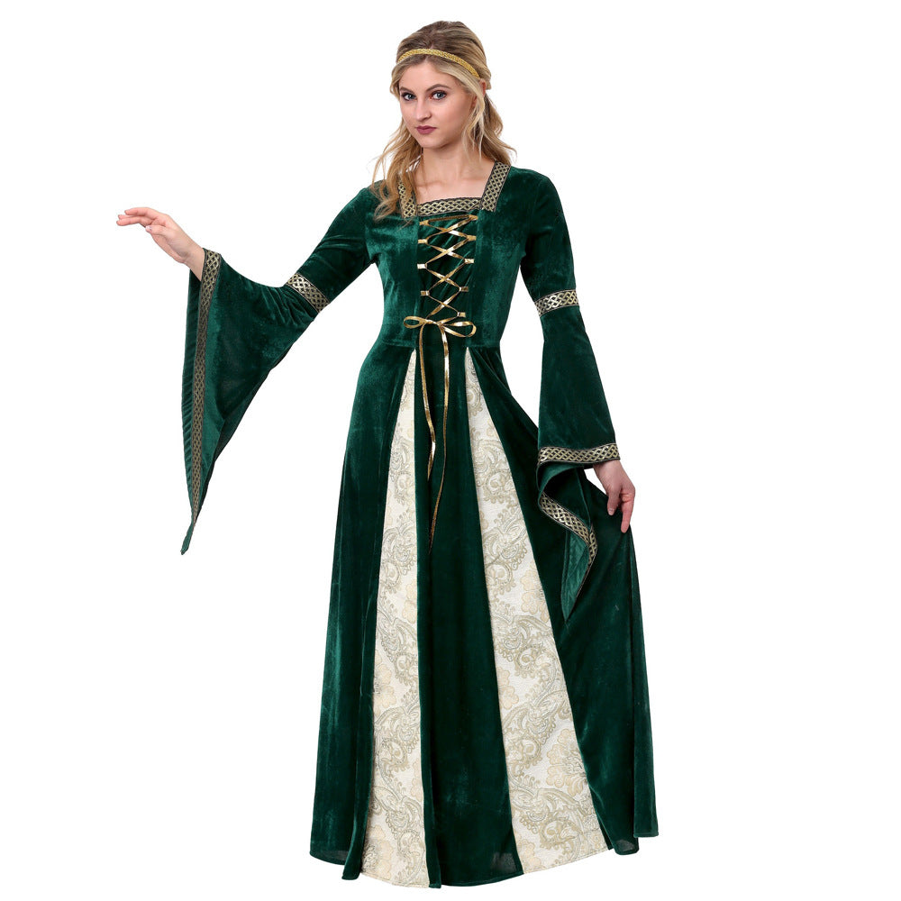 Damen Majestätisches Kostüm | Traditionell für Halloween und Feste 0