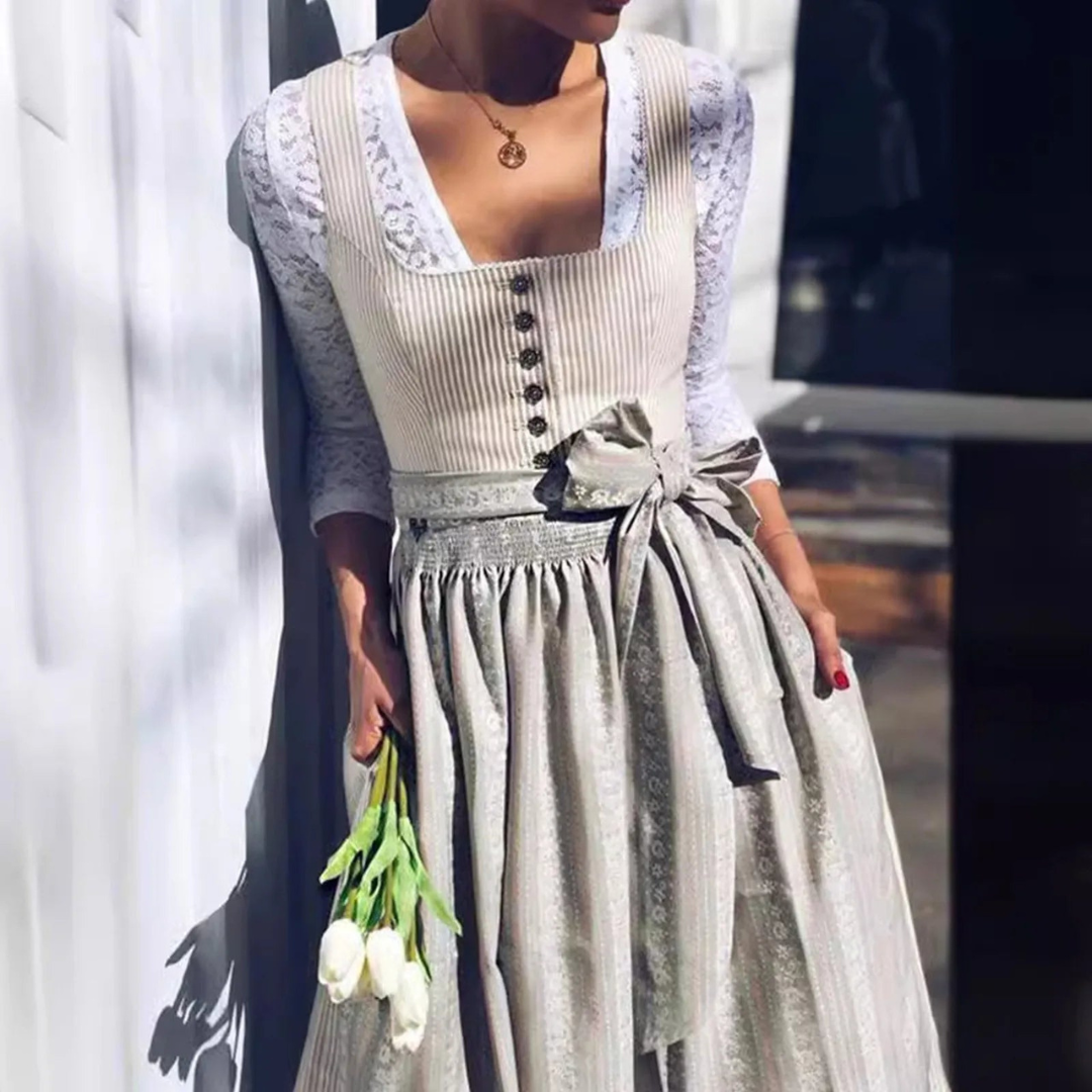 Damen Modernes Elegantes Trachtenkleid | Midi 0
