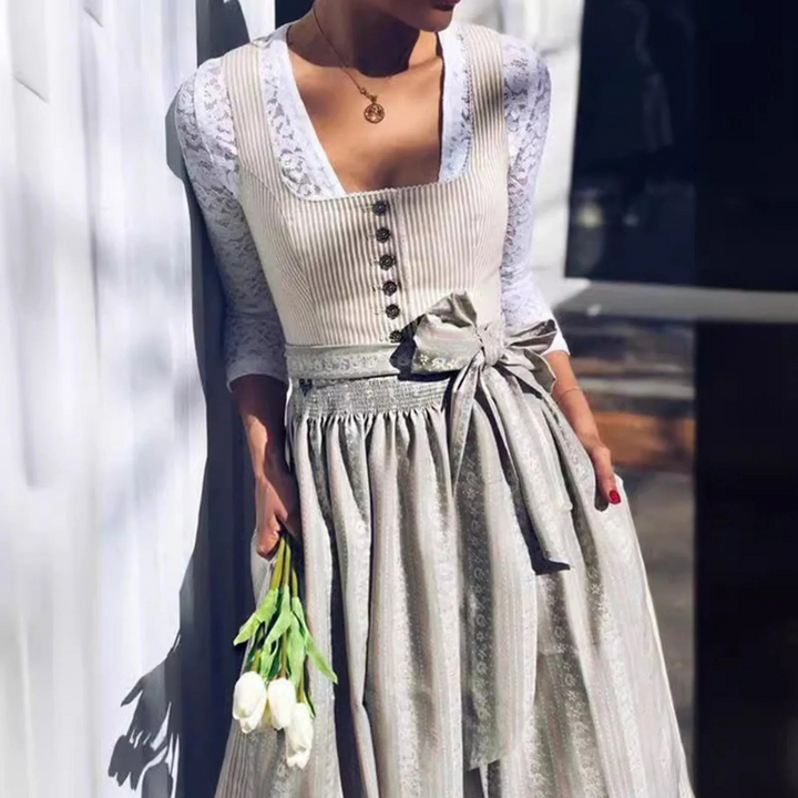 Damen Modernes Elegantes Trachtenkleid | Midi 0
