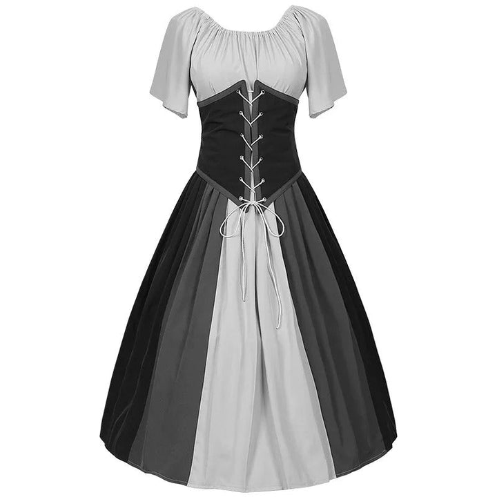 Damen Stilvolles Trachtenkleid | Klassisches Dirndl Kleid mit Puffärmeln 2