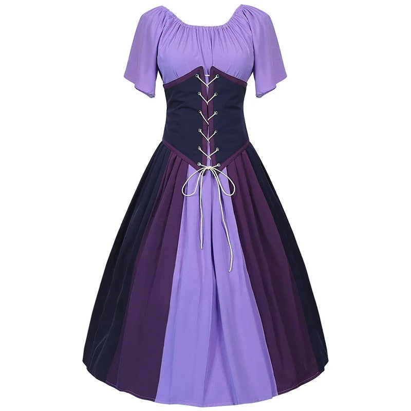 Damen Stilvolles Trachtenkleid | Klassisches Dirndl Kleid mit Puffärmeln 4