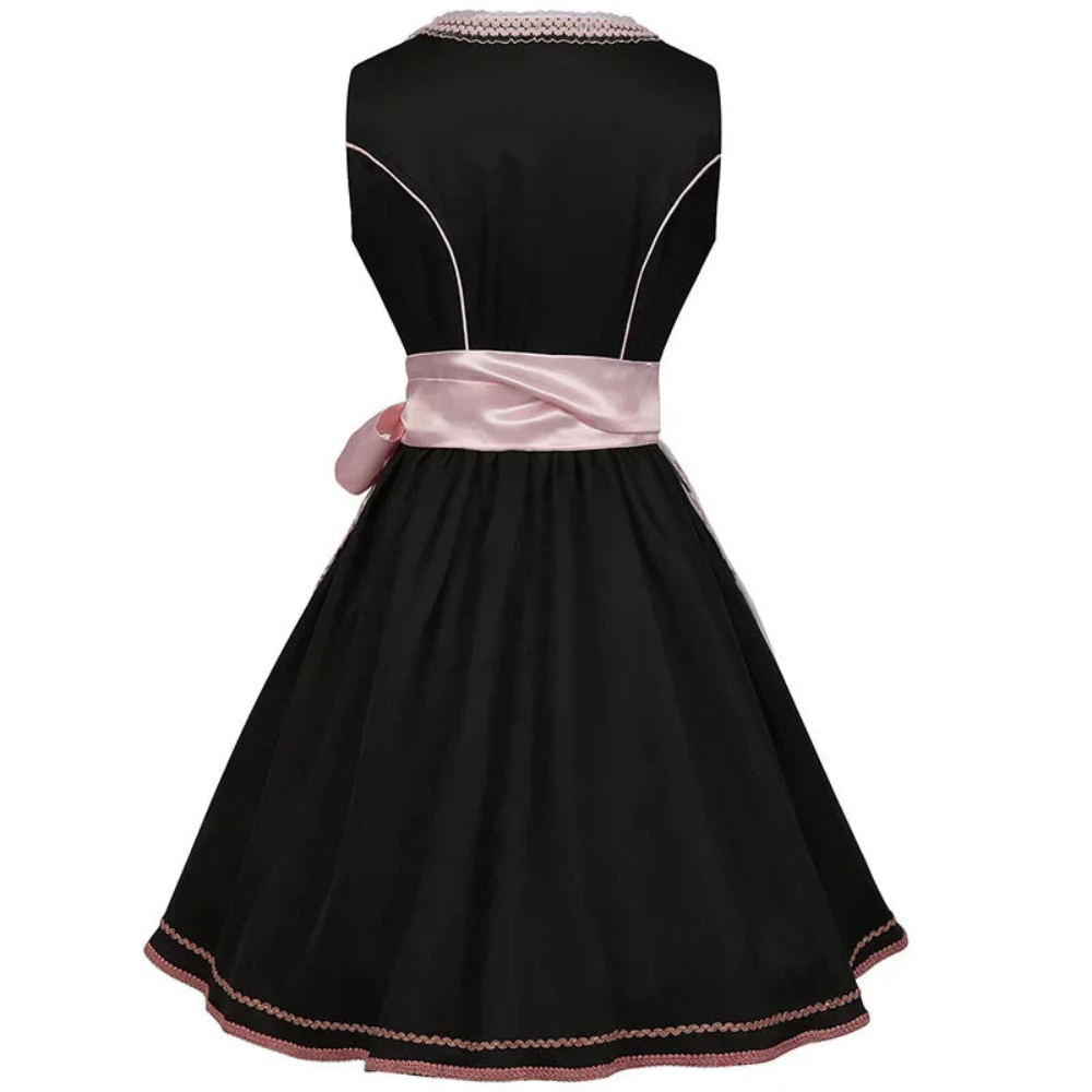 Damen Traditionelles Besticktes Dirndl Kleid | Midi 1